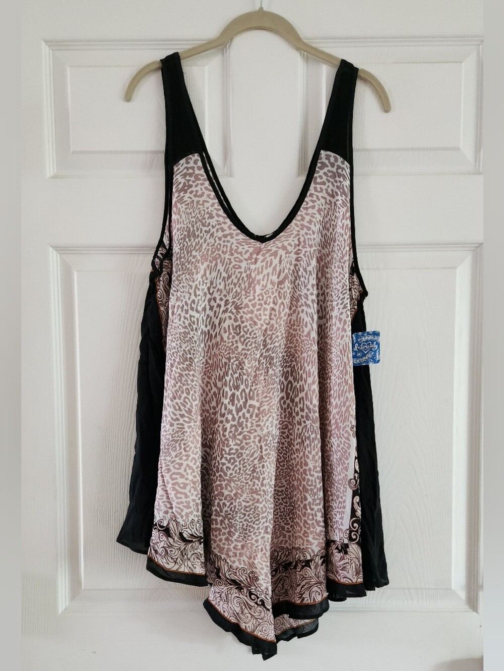 NWT Free People Leopard Print Sleeveless Top